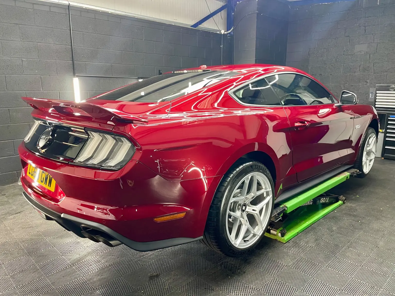 Mustang paint correction by NME Detailing